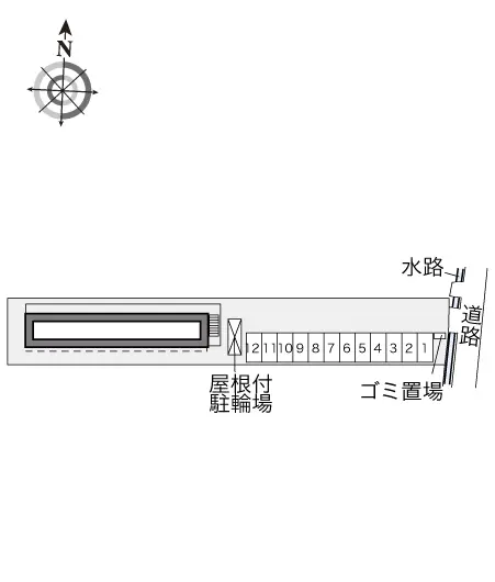 ★手数料０円★大和高田市中今里町　月極駐車場（LP）